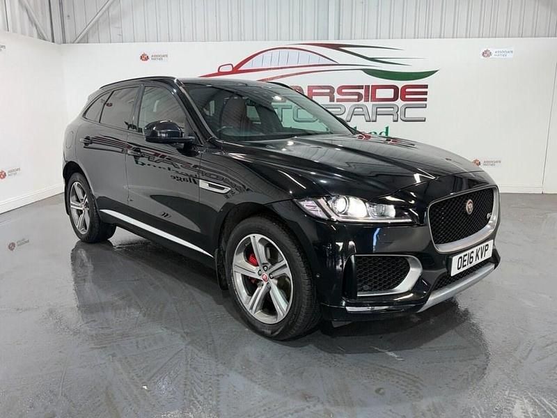 Black Used 2016 Jaguar F-Pace S SUV | £17,299 (Good price) - Image 1/4