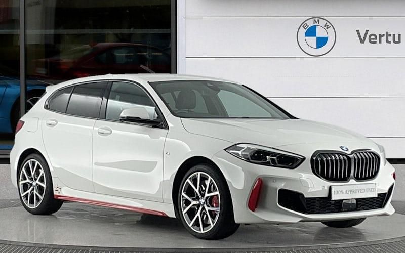 White Used 2023 BMW 128 Shadowline Hatchback | £27,053 (Fair price) - Image 1/4