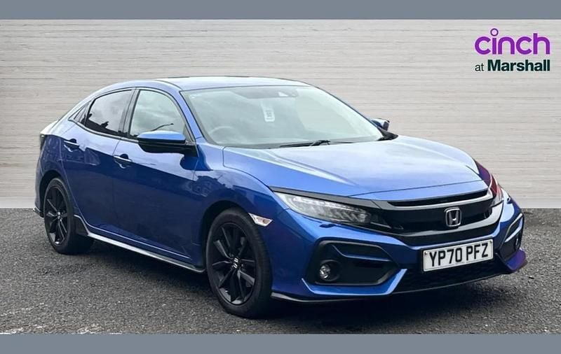Used Honda Civic Sport 180 HP (132 kW) 2021 Blue Hatchback