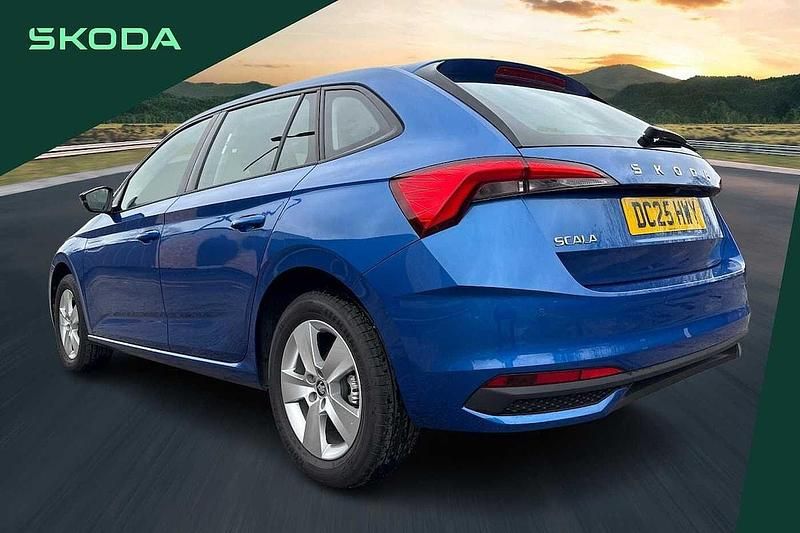 Used Skoda Scala SE 115 HP (84 kW) 2025 Blue Hatchback