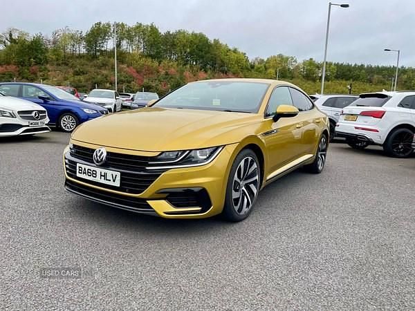 Yellow Used 2019 VW Arteon R-line Hatchback | £17,950 (Fair price) - Image 1/4