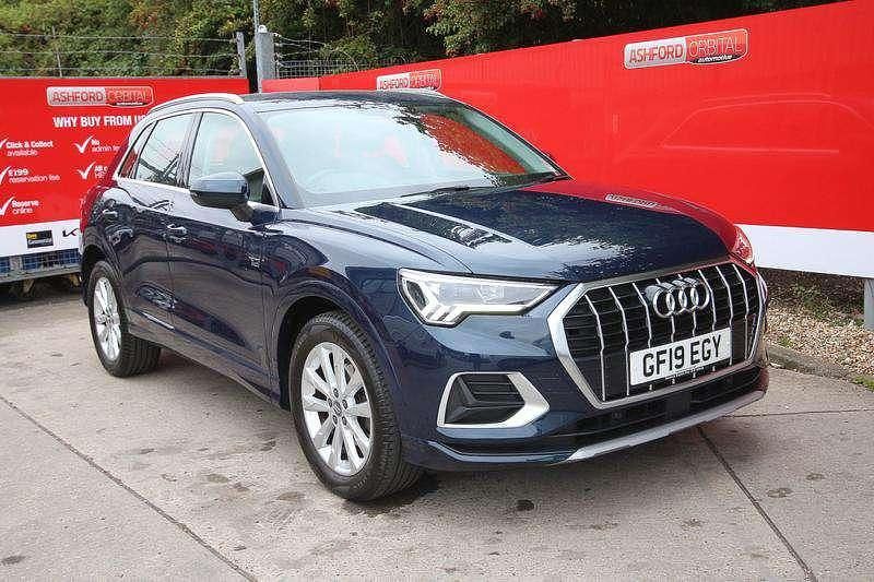 Blue Used 2019 Audi Q3 Sport SUV | £16,495 (Fair price) - Image 1/3