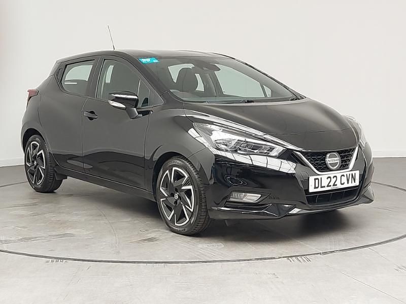 Black Used 2022 Nissan Micra Acenta Hatchback | £14,298 (Fair price) - Image 1/4