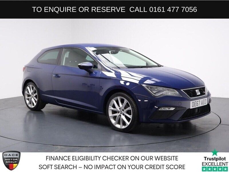 Blue Used 2017 Seat Leon FR Coupe | £9,190 (A bit pricey) - Image 1/3