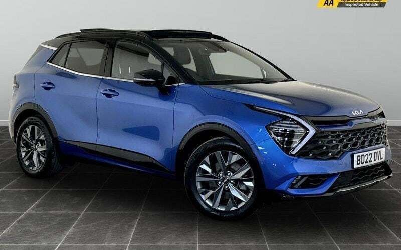 Blue Used 2022 Kia Sportage GT-Line S SUV | £26,995 (Good price) - Image 1/2