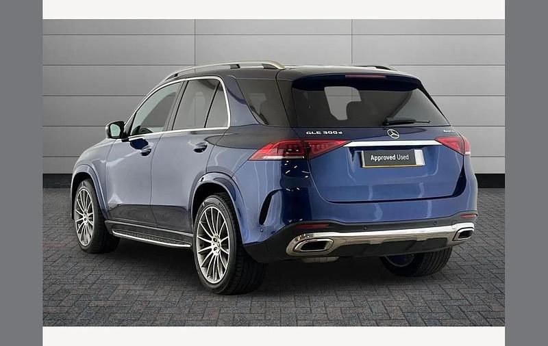 Used Mercedes GLE300 AMG Line Premium 241 HP (177 kW) 2020 Blue SUV