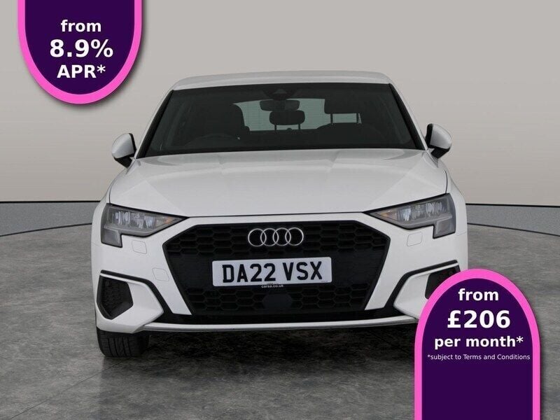 White Used 2022 Audi A3 Advanced Hatchback | £15,492 (Good price) - Image 1/3