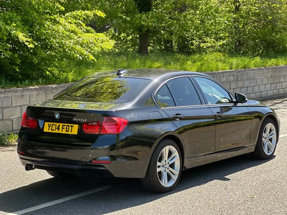 Used BMW 320 Sport Line 2014 Black Sedan