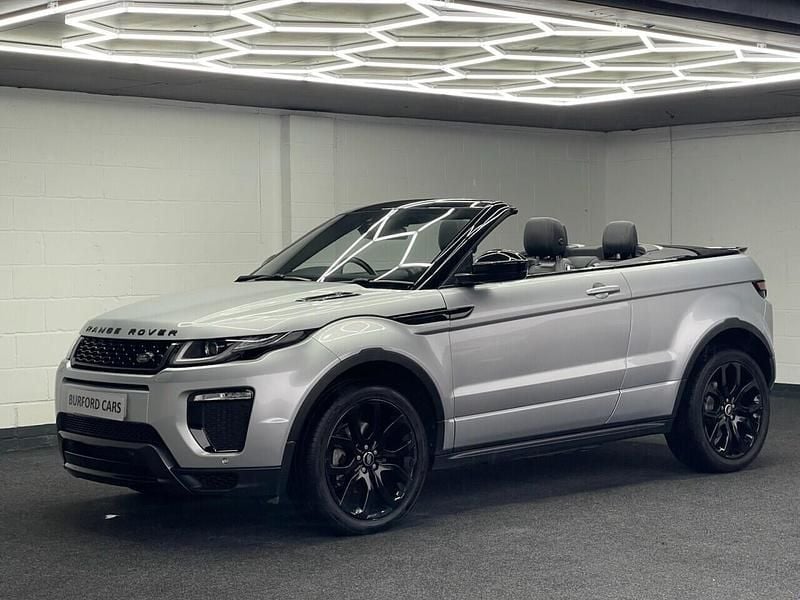 Used Land Rover Range Rover evoque HSE Dynamic 180 HP (132 kW) 2018 Silver Cabriolet