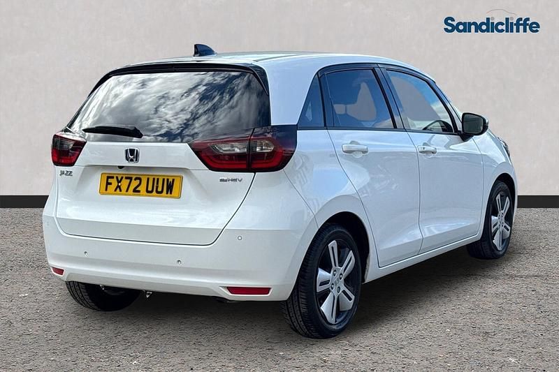 Used Honda Jazz Hybrid 2022 White Hatchback