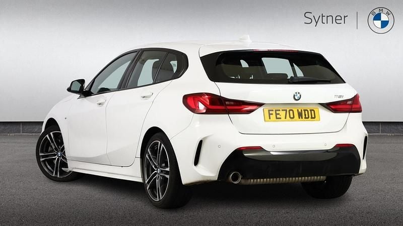 Used BMW 118 M Sport 138 HP (101 kW) 2020 White Hatchback