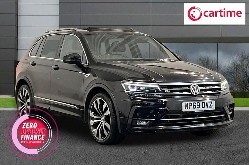 Used VW Tiguan R-line 150 HP (110 kW) 2020 Black SUV