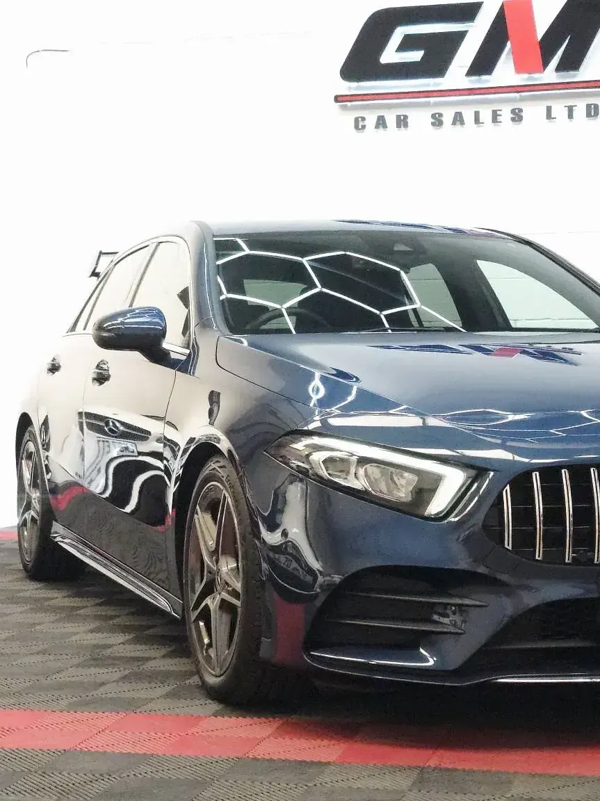 Used Mercedes A200 AMG line 2019 Blue Hatchback