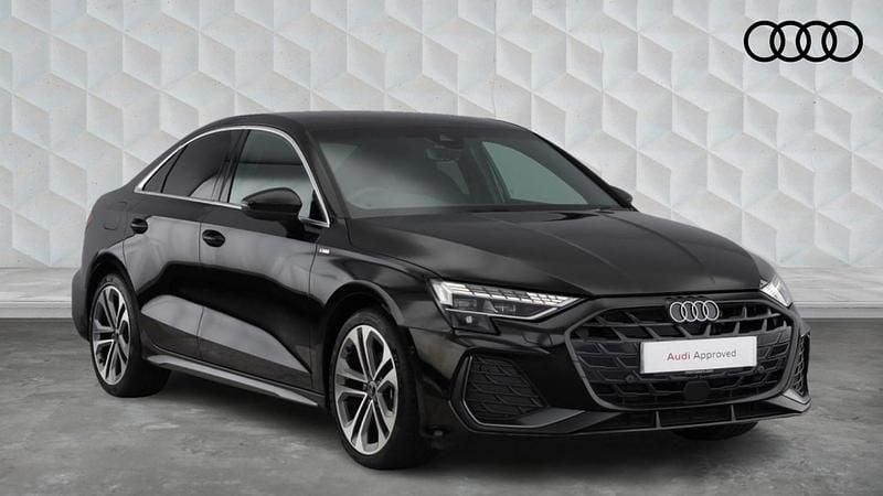 Used Audi A3 S-Line 2025 Black Sedan