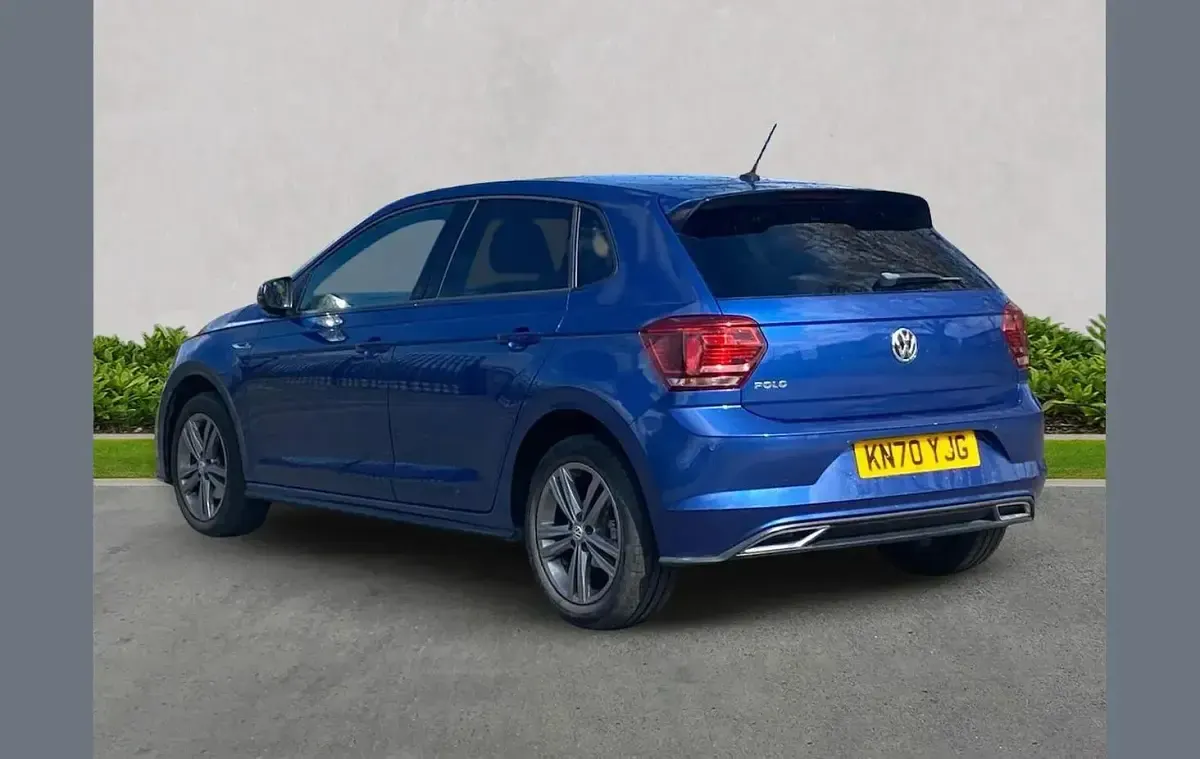 Begagnad VW Polo R-line 115 HK (84 kW) 2020 Blå Halvkombi