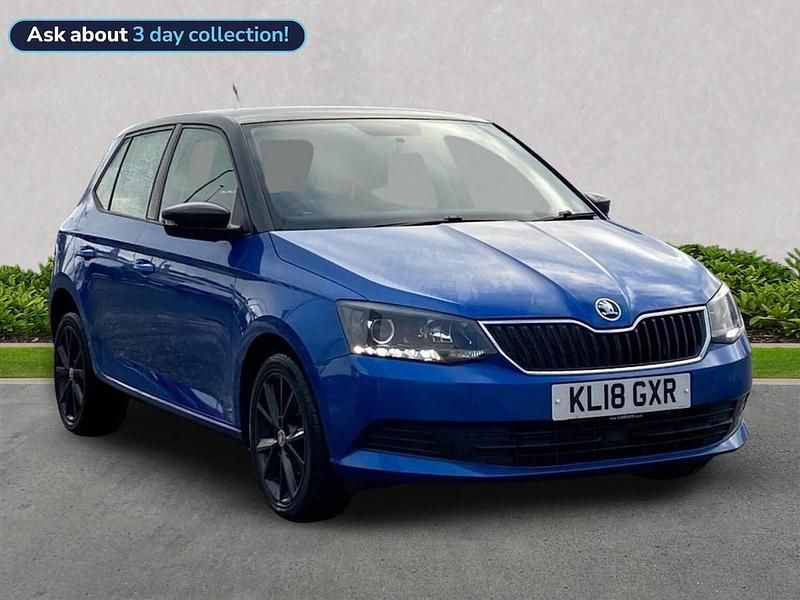 Blue Used 2018 Skoda Fabia Colour Edition Hatchback | £7,915 (Fair price) - Image 1/4