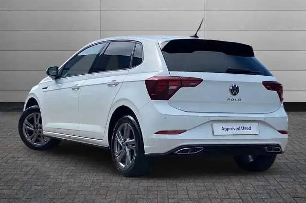 Used VW Polo R-line 95 HP (69 kW) 2022 White Hatchback