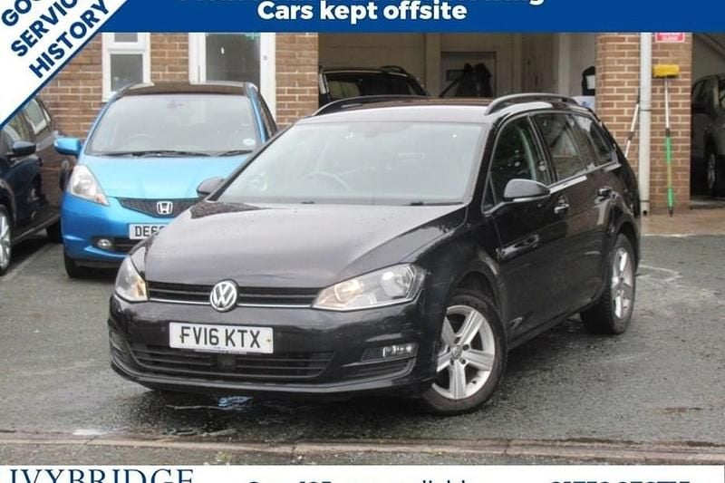 Black Used 2016 VW Golf VII Edition Estate | £6,895 (Fair price) - Image 1/1