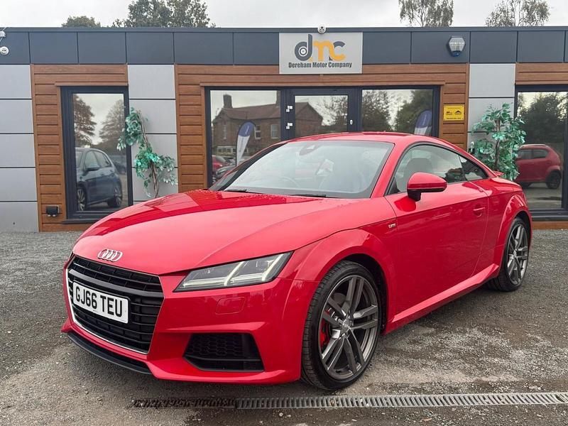 Red Used 2016 Audi TT S-Line Coupe | £11,995 (Fair price) - Image 1/4
