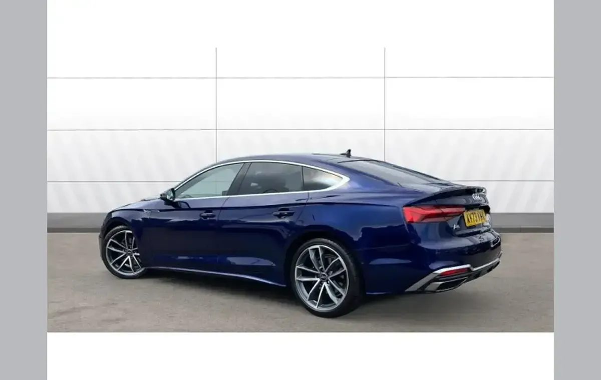 Used Audi A5 S-Line 200 HP (147 kW) 2023 Blue Coupe