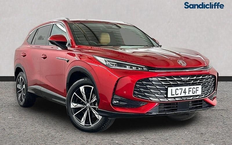 Tri coat dynamic red Used 2024 MG HS Trophy SUV | £19,482 (Expensive) - Image 1/4