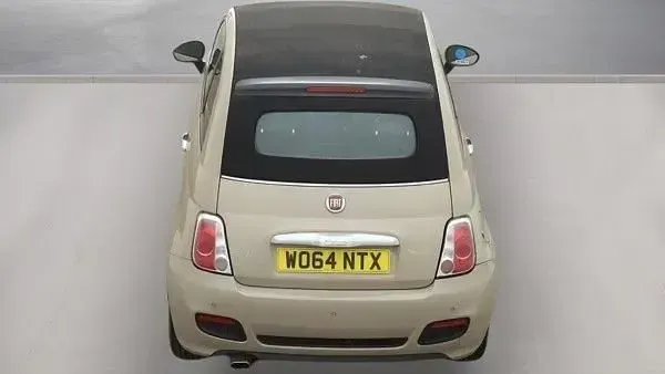 Used Fiat 500C S 69 HP (50 kW) 2015 Brown Cabriolet