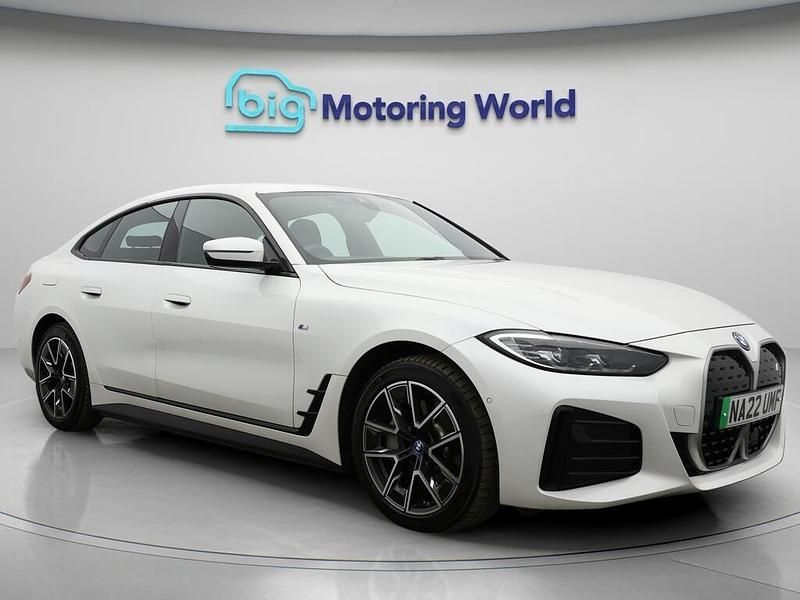 White Used 2022 BMW i4 M Sport Sedan | £22,900 (Fair price) - Image 1/4