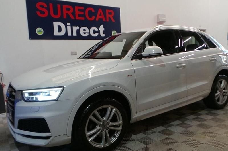 Used Audi Q3 S-Line 180 HP (132 kW) 2018 White SUV