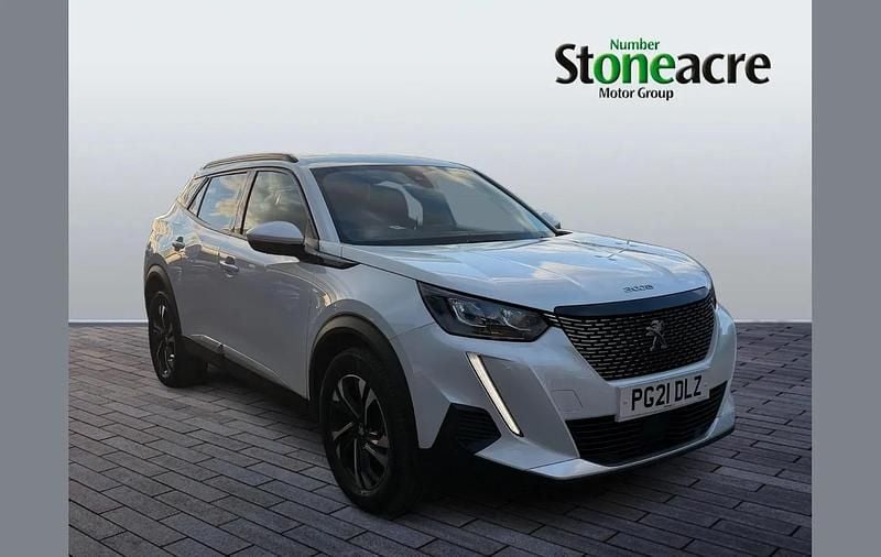 White Used 2021 Peugeot 2008 Allure SUV | £10,995 (Good price) - Image 1/4