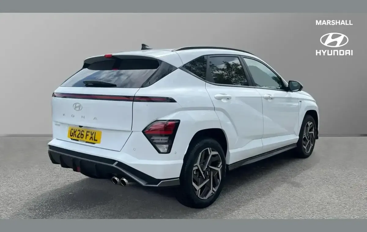 Used Hyundai Kona N Line 100 HP (73 kW) 2026 Serenity white SUV