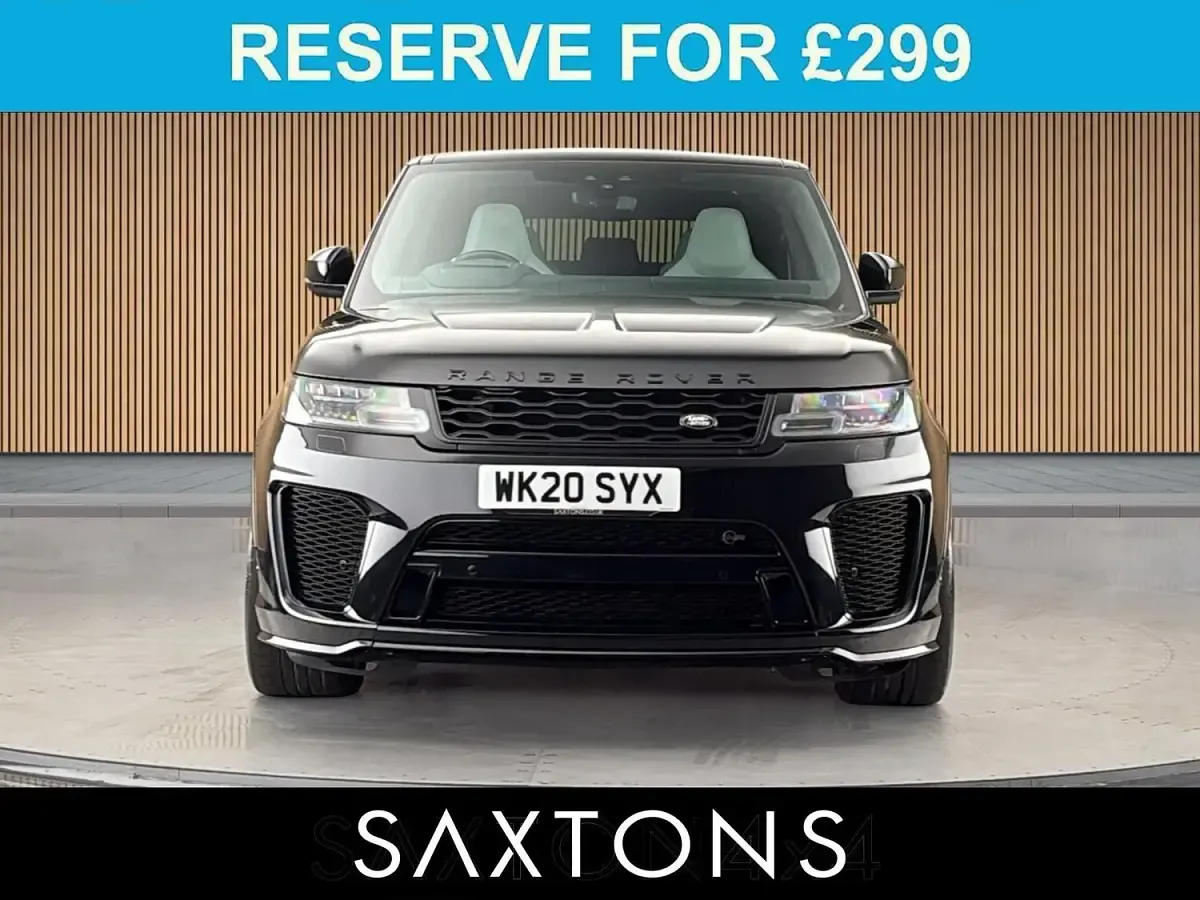 Used Land Rover Range Rover Sport SVR 575 HP (422 kW) 2019 Black SUV