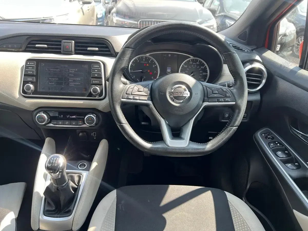 Used Nissan Micra Tekna 2020 Orange Hatchback