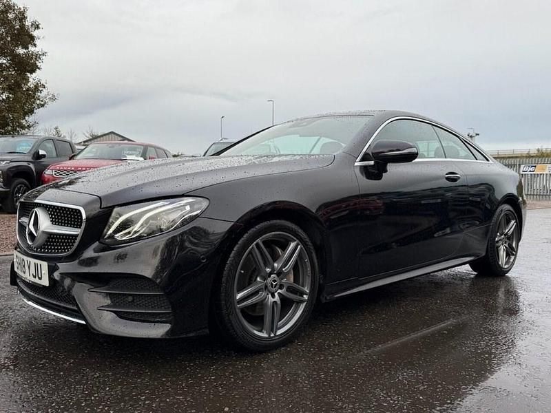 Used Mercedes E220 AMG Line Premium 194 HP (142 kW) 2018 Black Coupe