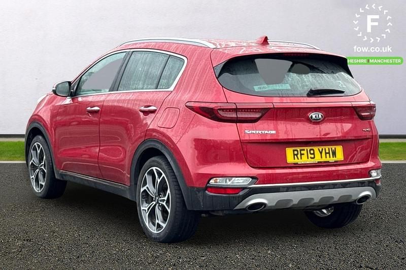 Used Kia Sportage GT-Line 136 HP (100 kW) 2019 Red SUV