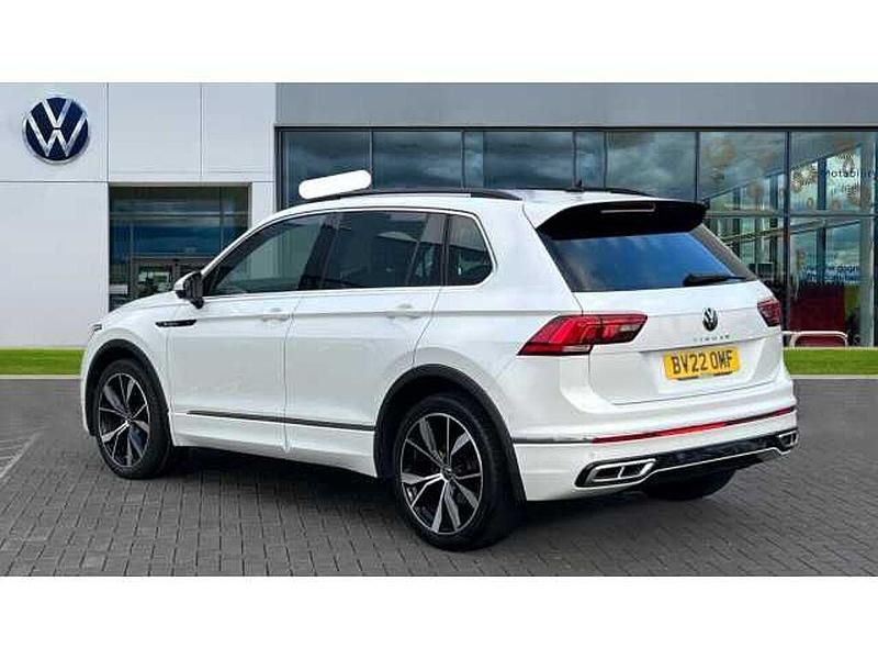 Used VW Tiguan R-line 150 HP (110 kW) 2022 White SUV