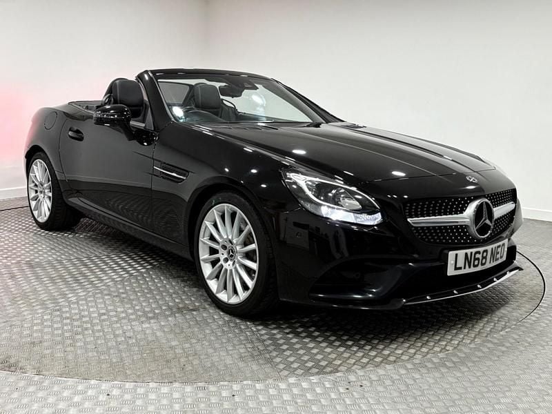 Black Used 2018 Mercedes SLC180 AMG line Cabriolet | £15,995 - Image 1/4