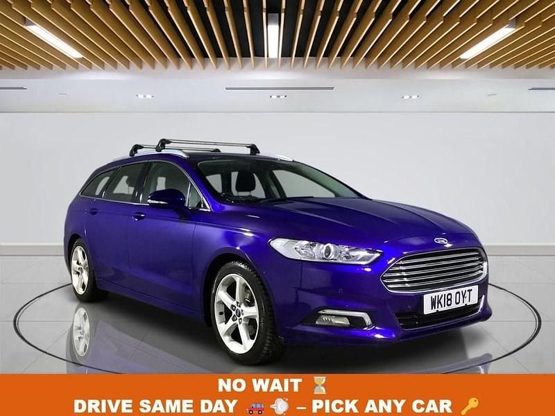 Blue Used 2018 Ford Mondeo Titanium Estate | £9,399 (Good price) - Image 1/4