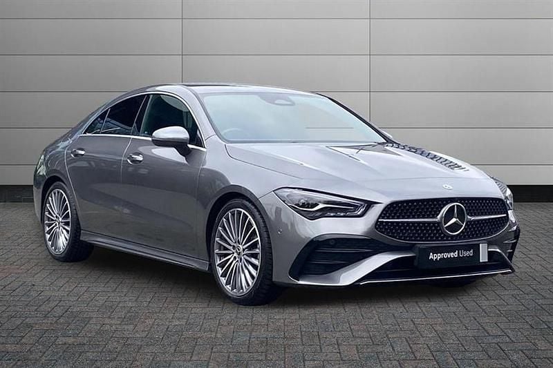 Grey Used 2024 Mercedes CLA200 AMG Line Premium Sedan | £29,250 (A bit pricey) - Image 1/4