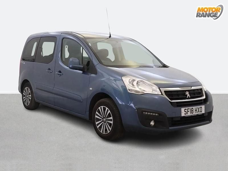 Blue Used 2018 Peugeot Partner Tepee Active MPV | £8,895 (Fair price) - Image 1/4