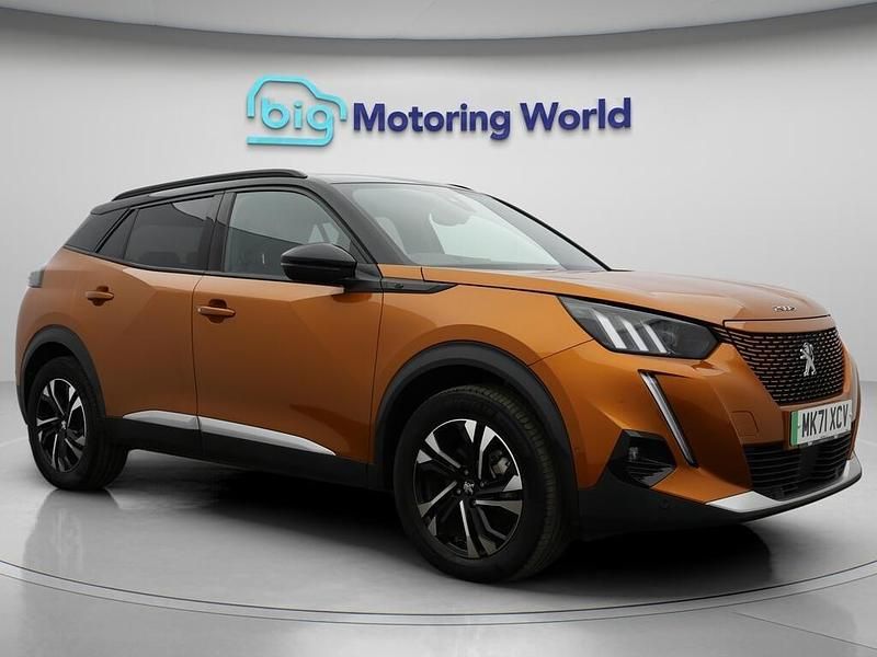 Orange Used 2021 Peugeot e-2008 GTi SUV | £13,300 (Fair price) - Image 1/4