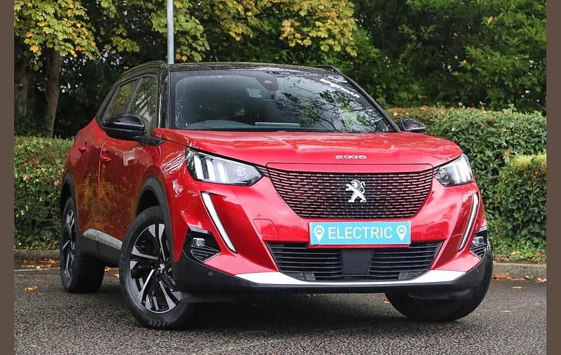 Red Used 2021 Peugeot e-2008 GT SUV | £11,814 (Good price) - Image 1/3