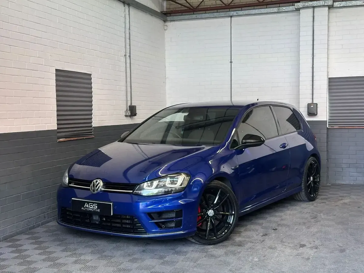 Used VW Golf VII R 2015 Blue Hatchback