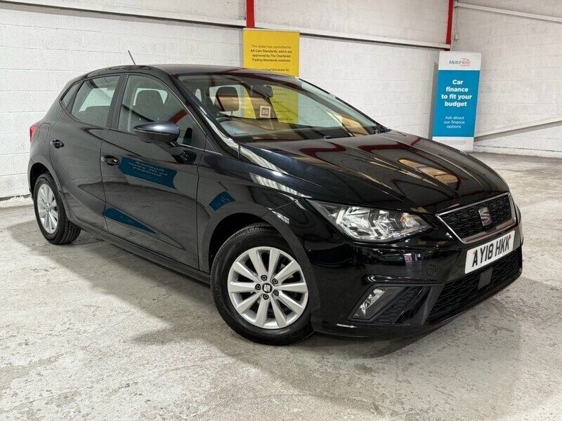 Black Used 2018 Seat Ibiza SE Technology Hatchback | £8,995 (Fair price) - Image 1/4
