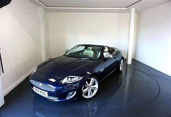 Blue Used 2014 Jaguar XK Cabriolet | £25,750 (Expensive) - Image 1/4