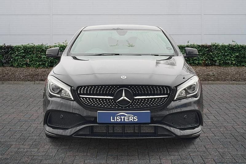 Used Mercedes CLA220 AMG line 2018 Black Sedan