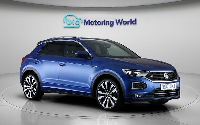 Usado VW T-Roc R-line 150 HP (110 kW) 2021 Azul SUV