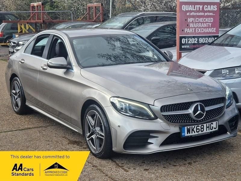 Silver Used 2018 Mercedes C300 AMG Line Premium Sedan | £13,995 (Fair price) - Image 1/3
