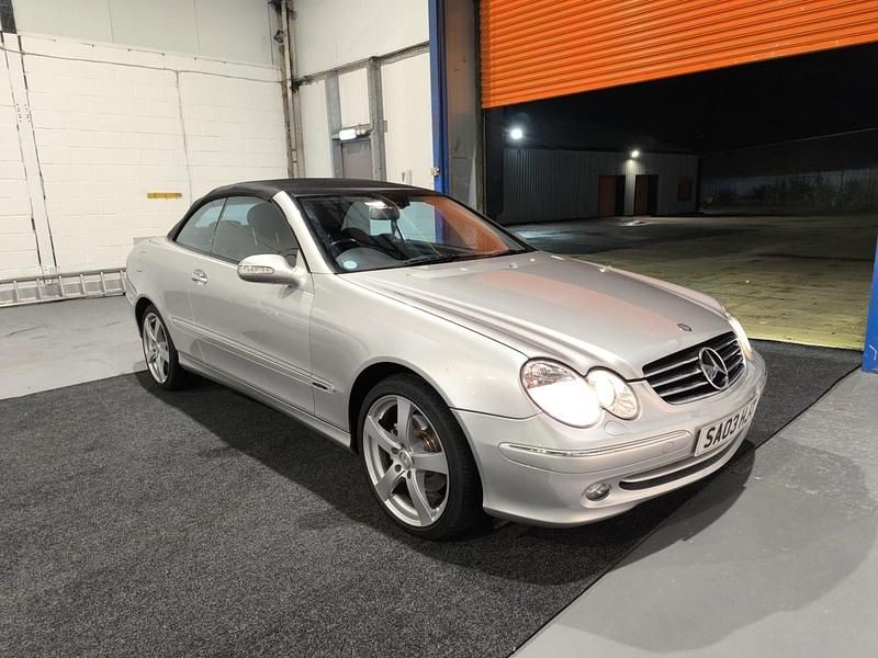 Silver Used 2003 Mercedes CLK240 Avantgarde Cabriolet | £2,190 - Image 1/4