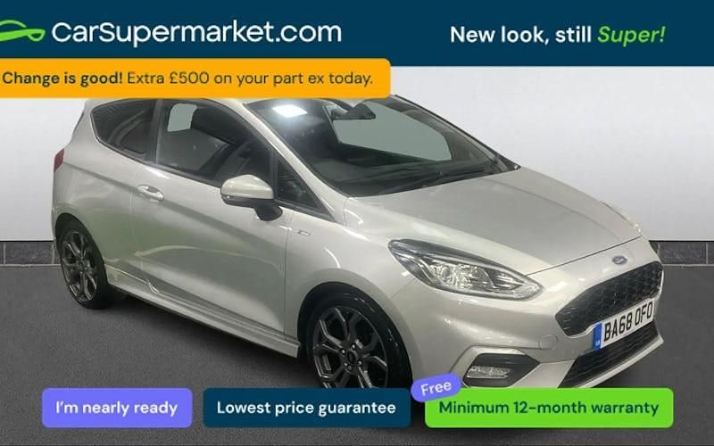 Used Ford Fiesta ST-Line 140 HP (102 kW) 2019 Silver Hatchback
