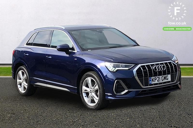 Begagnad Audi Q3 S-Line 2021 Blå SUV